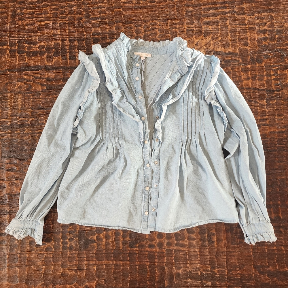Love The Label Denim Shirt - Picture 4 of 6